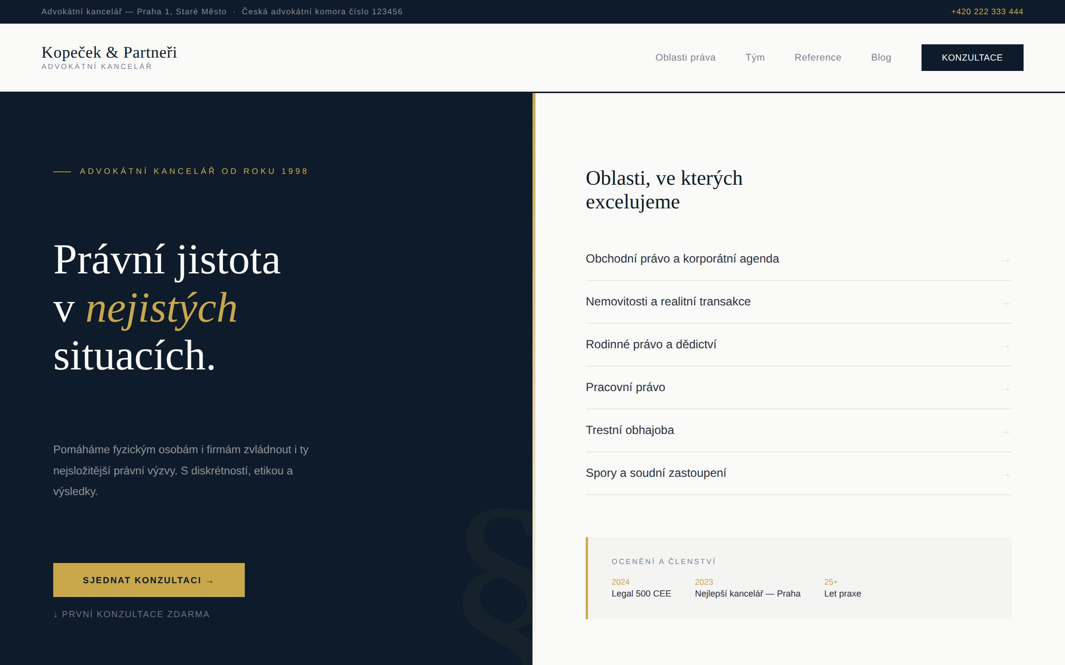 Kopeček & Partneři – advokátní kancelář