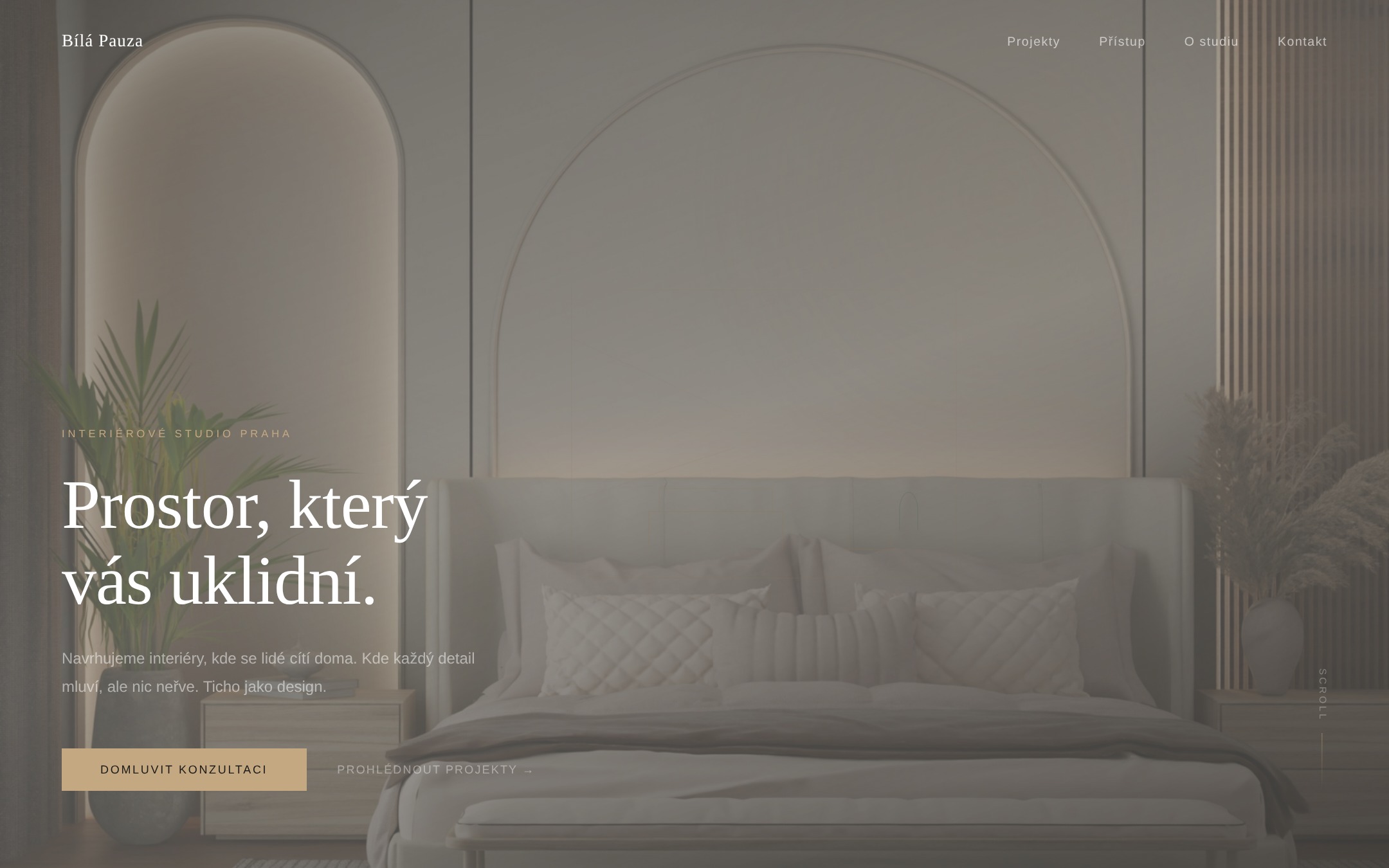 Bílá Pauza – interiérové studio Praha